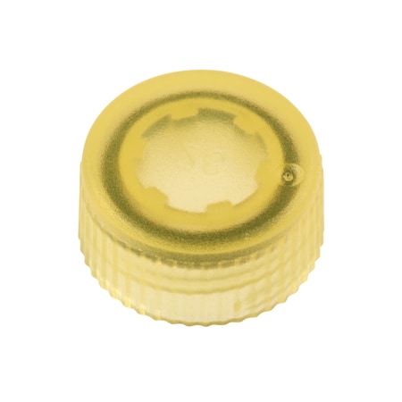 Celltreat CAP ONLY, Yllw Screw Top Micro Tube Cap, O-Ring, Transluc, Non-sterile, PK1000 230842Y